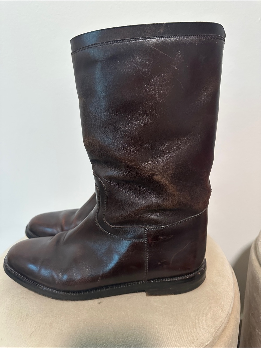 Rossetti Made in Italy Brown Leather Boots Men’s 8.5D